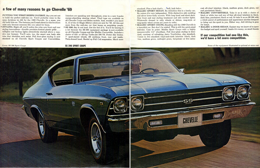1969 Chev Chevelle Brochure Page 9
